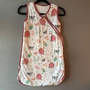 Copper Pearl Farm Print Sleep Bag 6-12 Months Sleeveless Wearable Blanket Barns